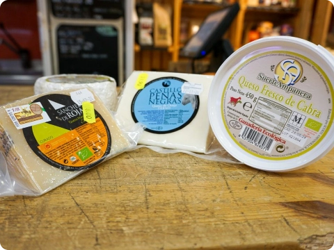 quesos de cabra